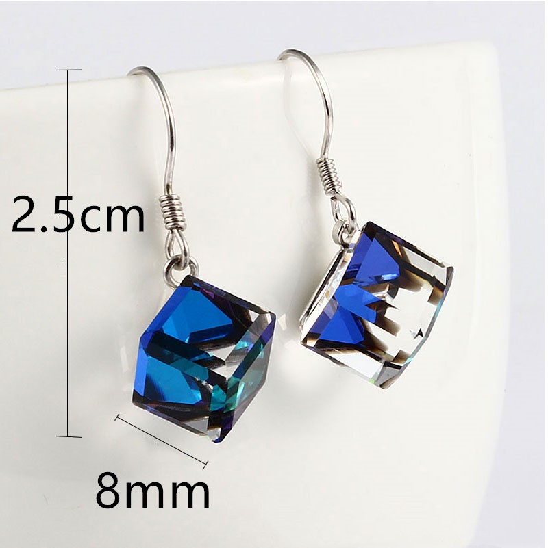 Aurora Cube Sugar Earrings