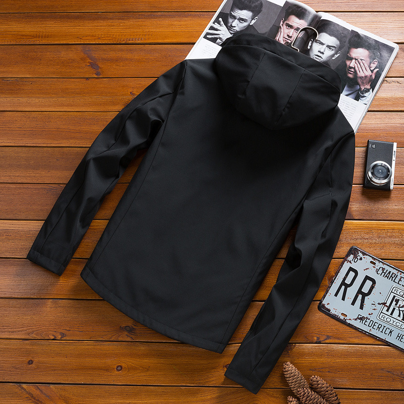 Close-up of hooded jacket