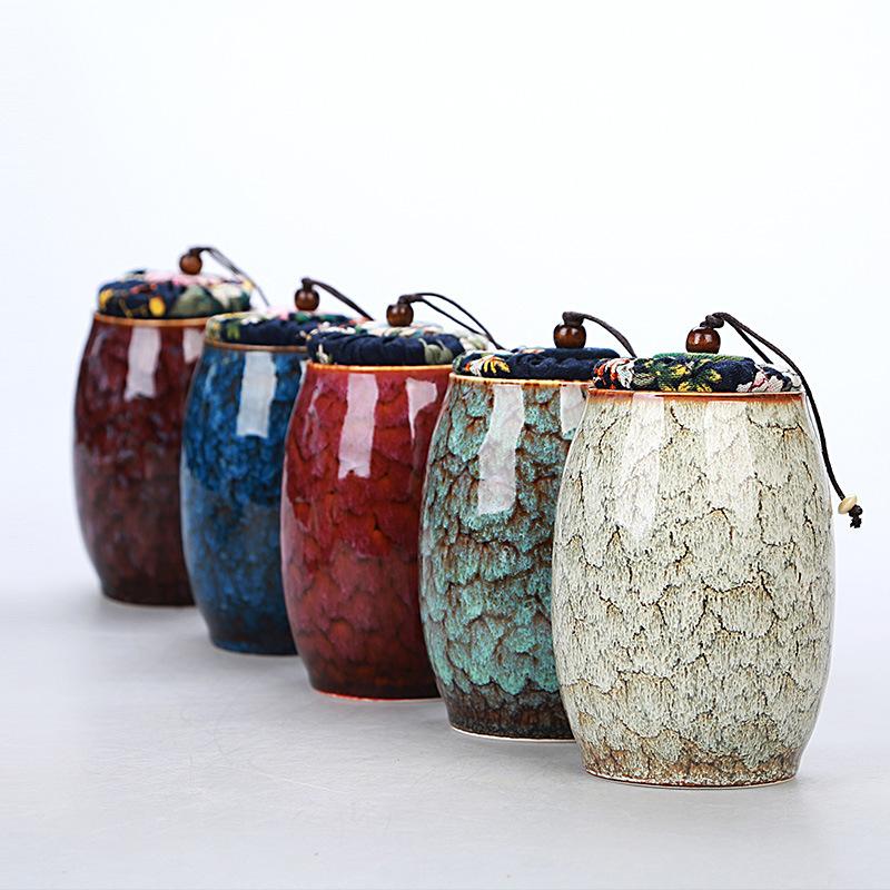 Kiln Change Tea Canister - Beige