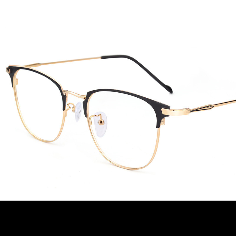 Gold Black Anti-Blue Light Glasses