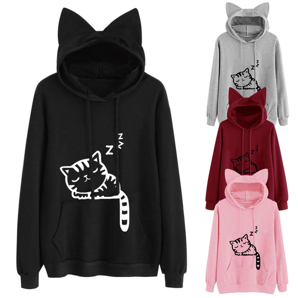 Hoodie in wine red color