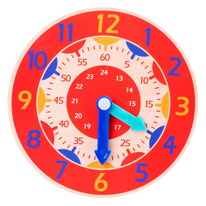 Montessori Wooden Clock Toy 5