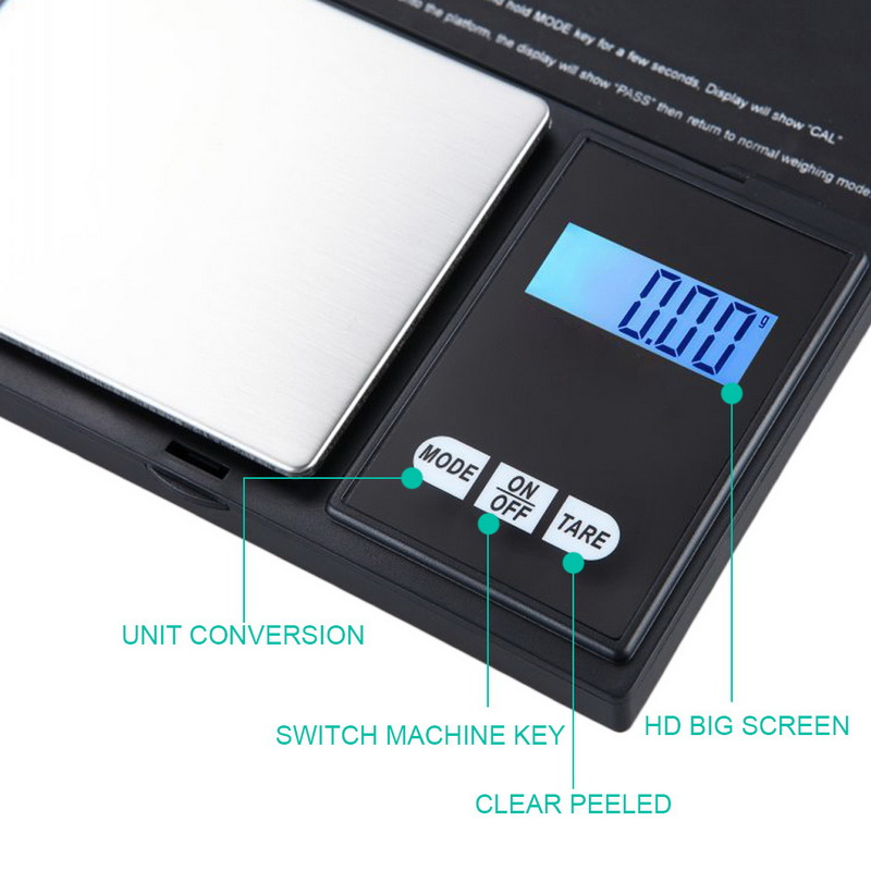 Square Electronic Scale Display