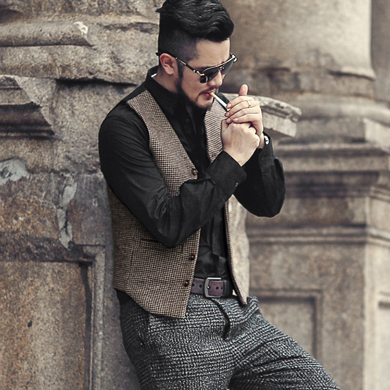 Plaid Vest Image 4