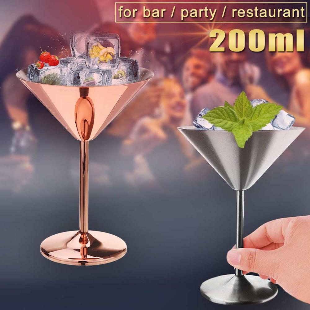 304 Stainless Steel Cocktail Glass - Image 1