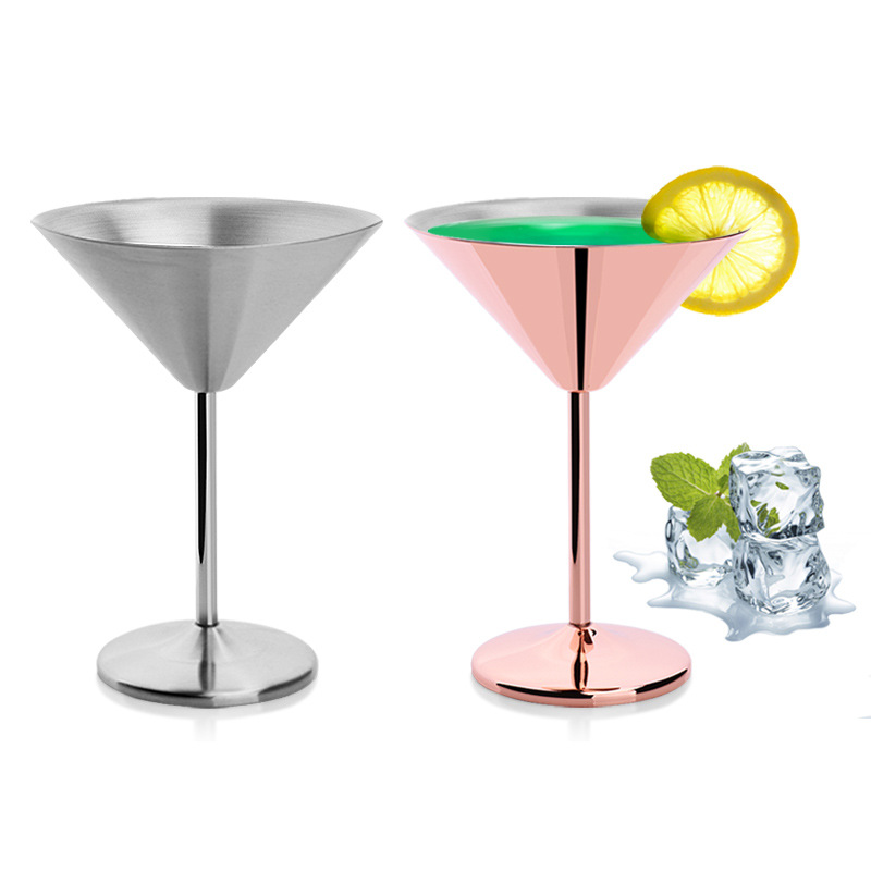 304 Stainless Steel Cocktail Glass - Image 2