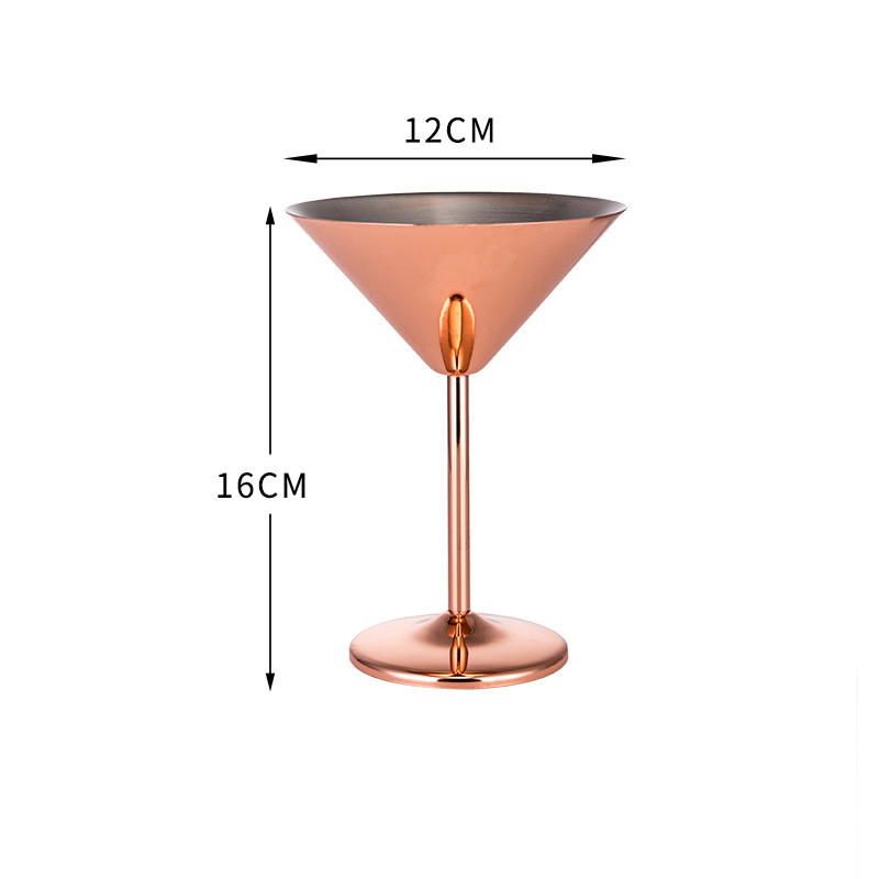 304 Stainless Steel Cocktail Glass - Image 3