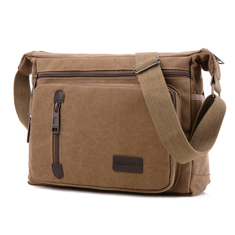 Canvas Shoulder Crossbody Bag - Color Option