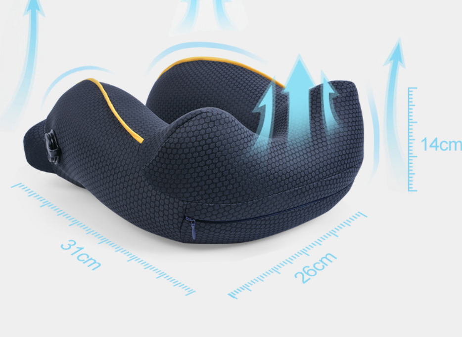 Inflatable U-Shaped Neck Pillow
