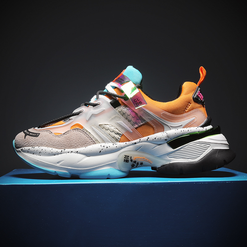 Dad Shoes - Black Red