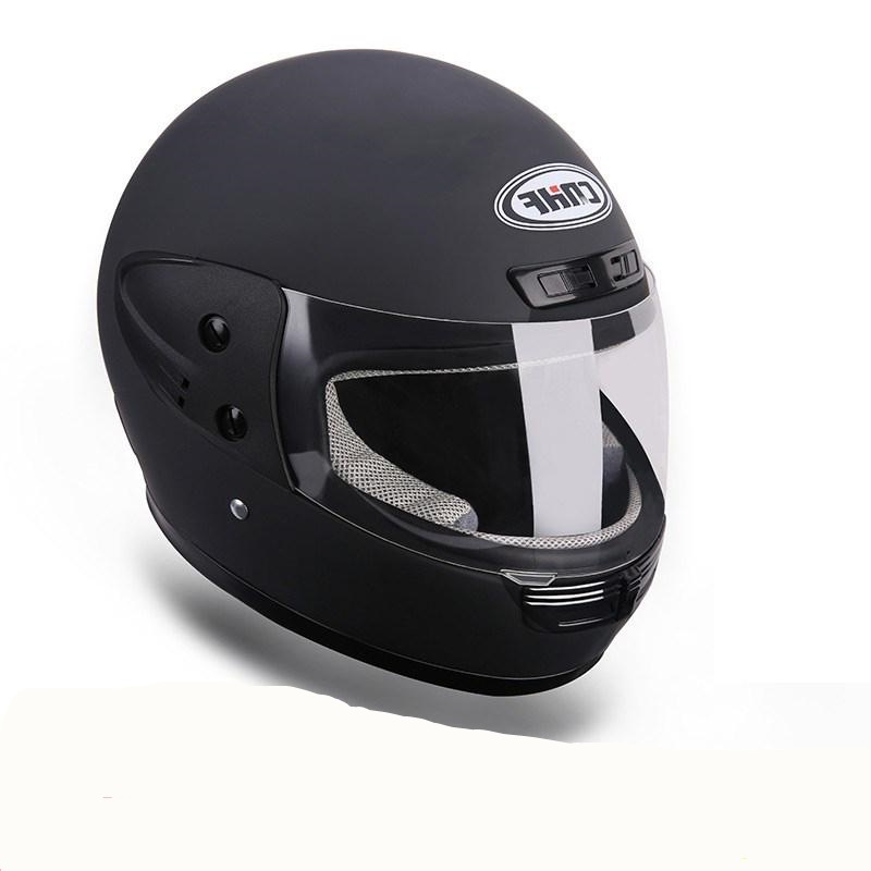Black Motorcycle Helmet Image 2