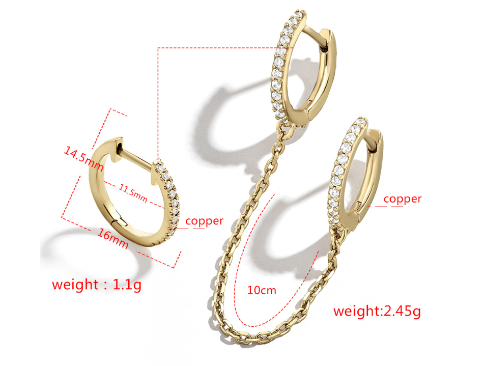 Double Circle Earrings 1