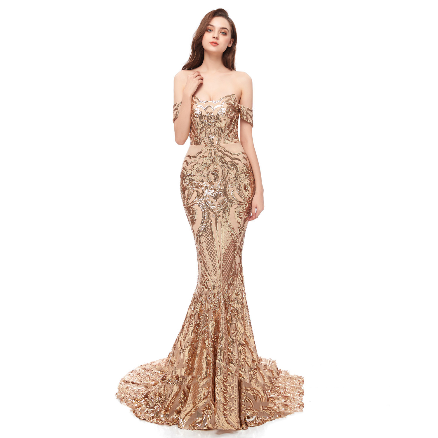 Dress on model