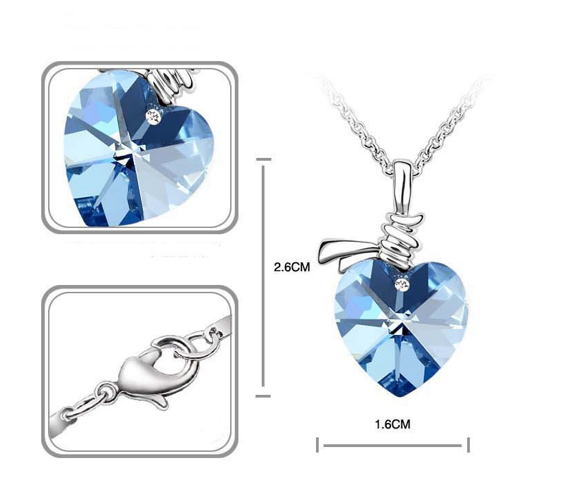 Ocean Heart Necklace Image 3