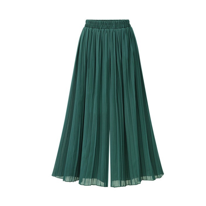 Chiffon Wide-Leg Pants