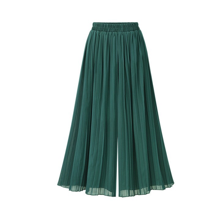 Chiffon Wide-Leg Pants