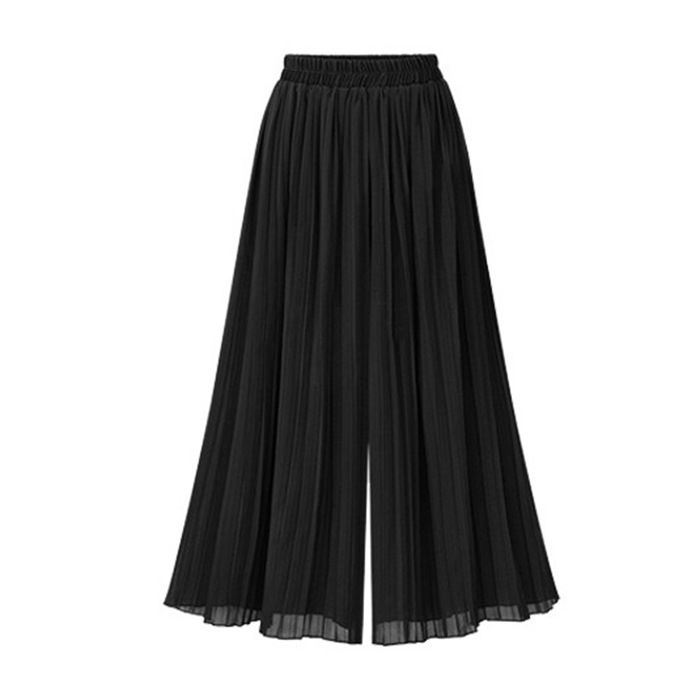 Chiffon Wide-Leg Pants