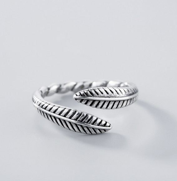 Thai Silver Ring Side View