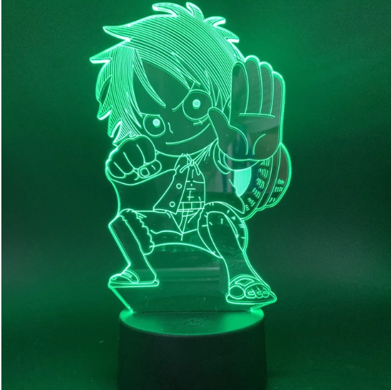 3D LED Visual Lamp - Black Body Colorful