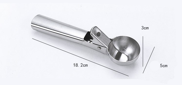 7-inch Stainless Steel Ice Cream Scoop