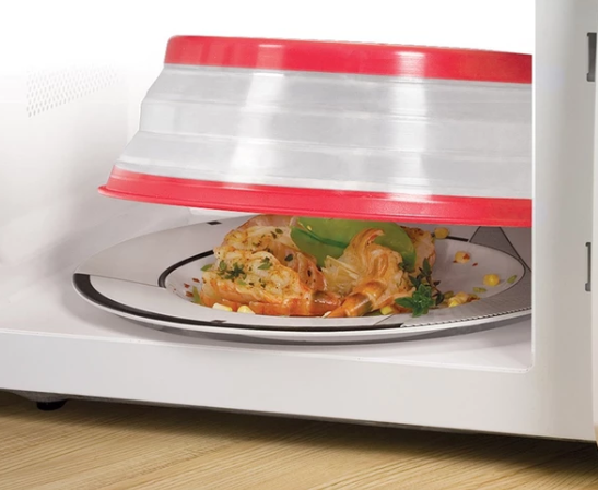 Foldable Microwave Oven Splash Guard