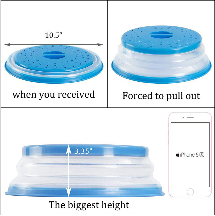 Foldable Microwave Oven Splash Guard - View 5