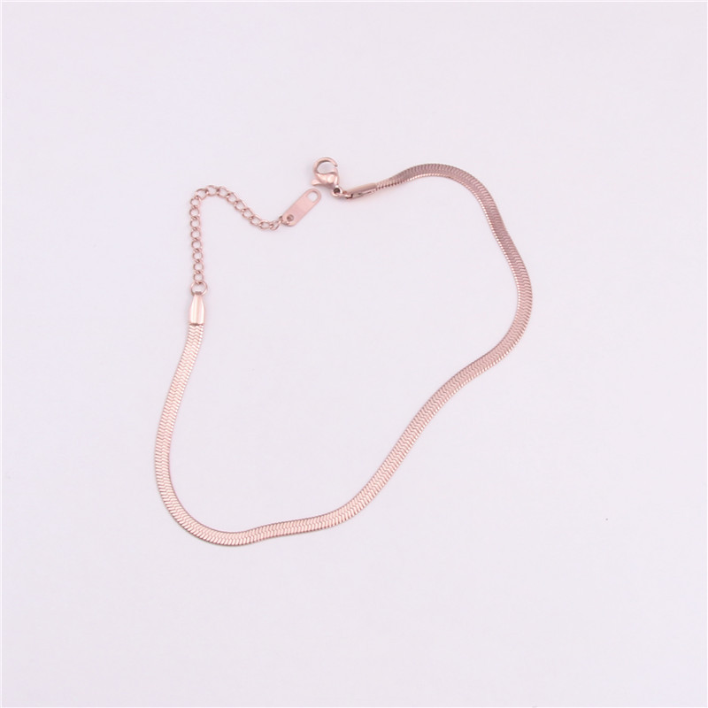 Korean Style Anklet in Gold