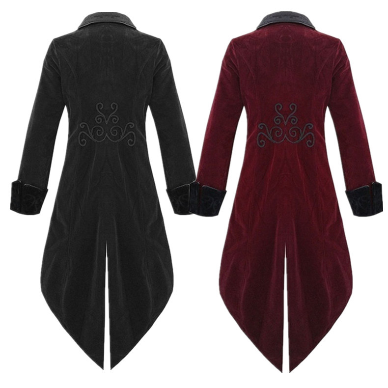 Medieval Punk Coat Back View