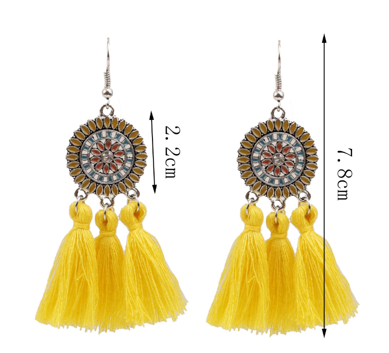 Bohemian Fashion Tassel Earrings 6