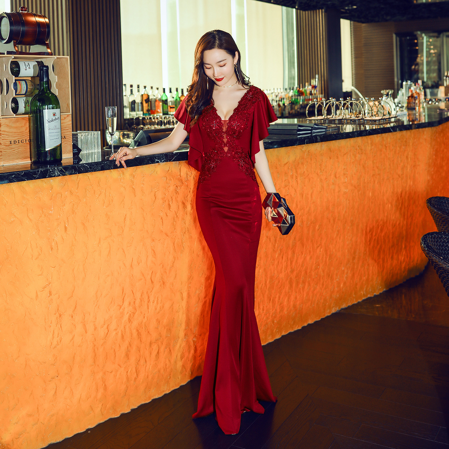 Red Evening Dress 5