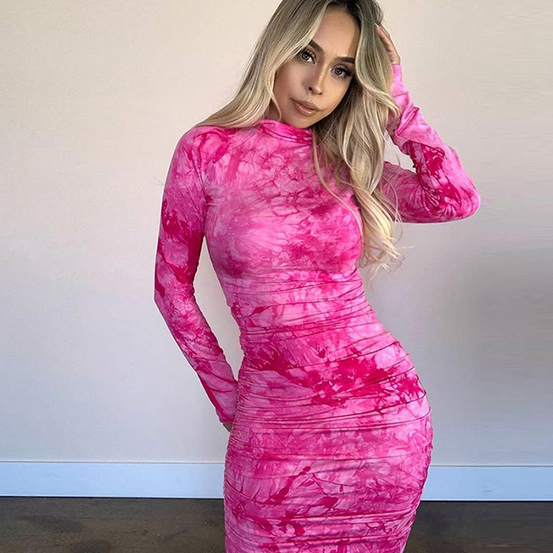Chic Long Sleeve Dress - Image 3