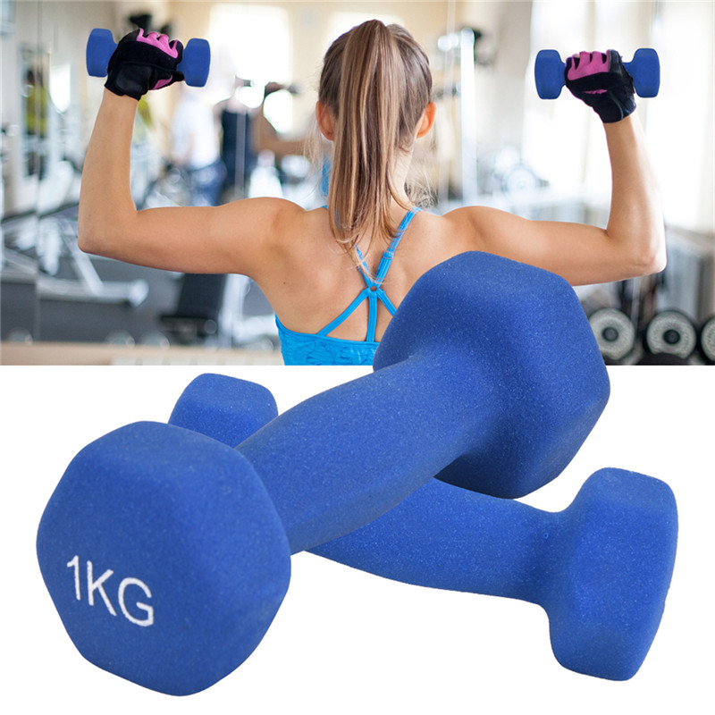 Colorful Dumbbells for Home Fitness