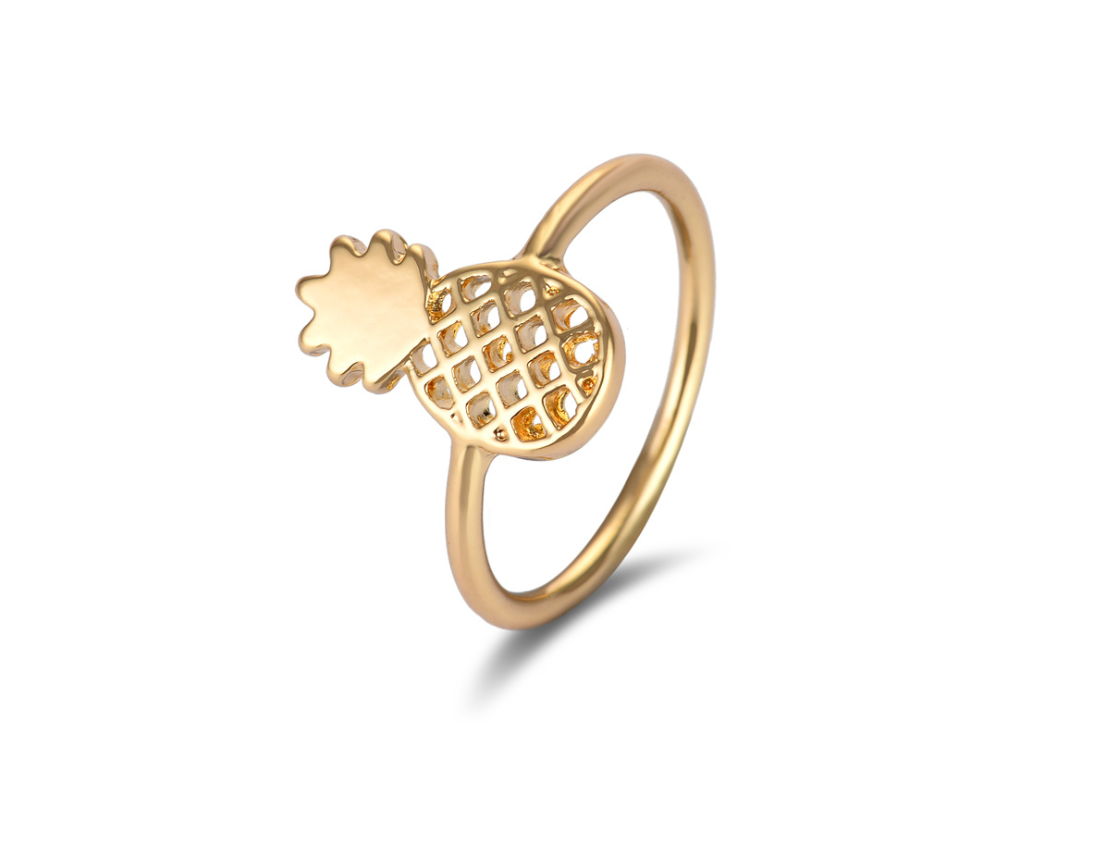 Pineapple Ring Rose Gold