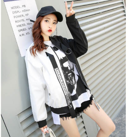Colorful Baseball Jacket Side