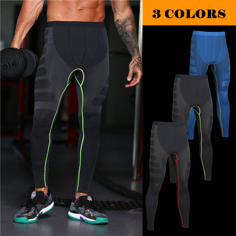 Men's Muscle Compression Pants Image 3