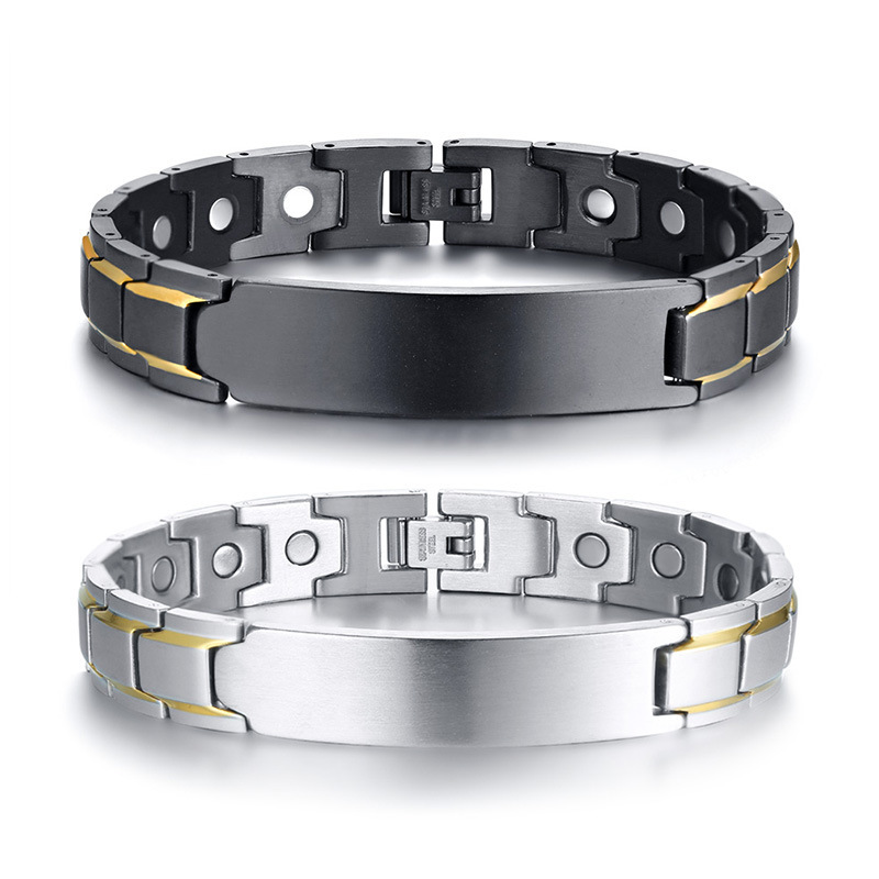 Steel Color Magnetic Bracelet