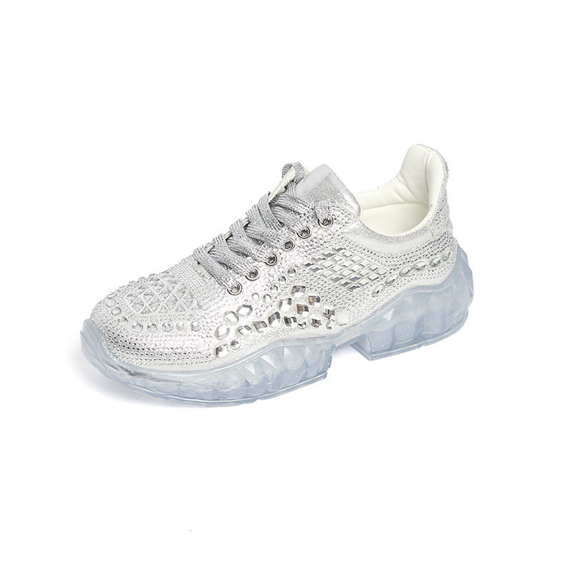 Versatile Rhinestone Sneakers