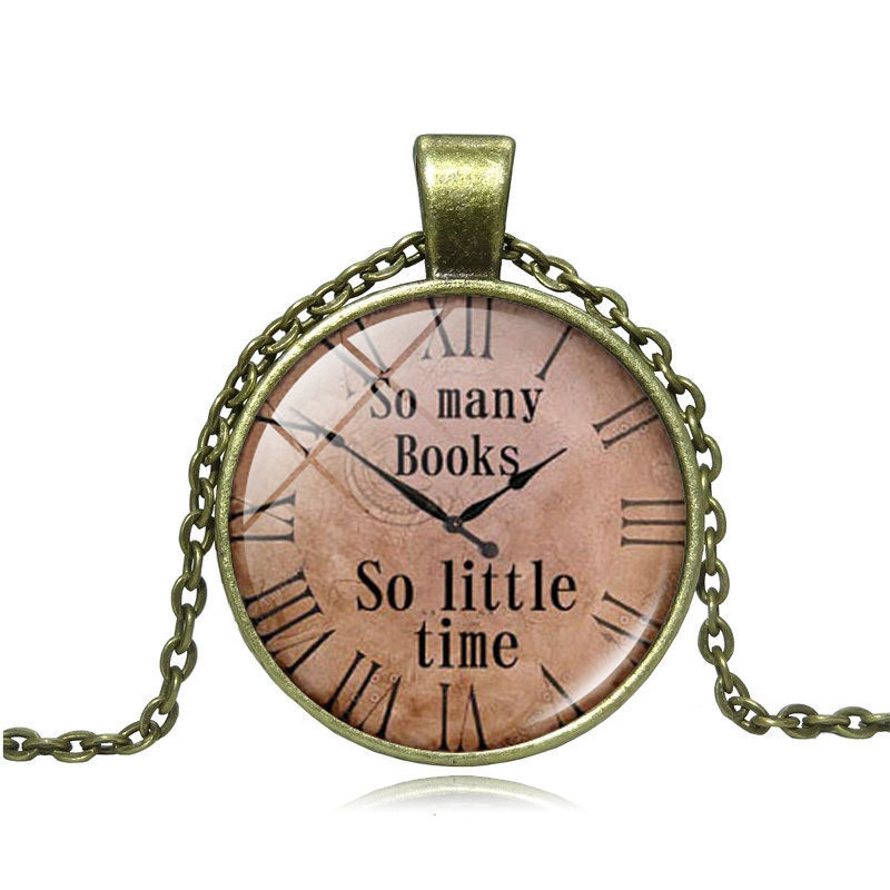 Clock Necklace Close-up