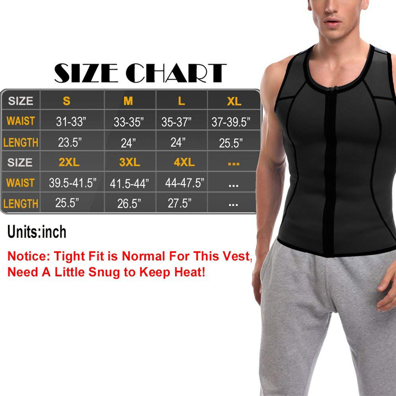 Men's Sports Neoprene Shapewear Vest