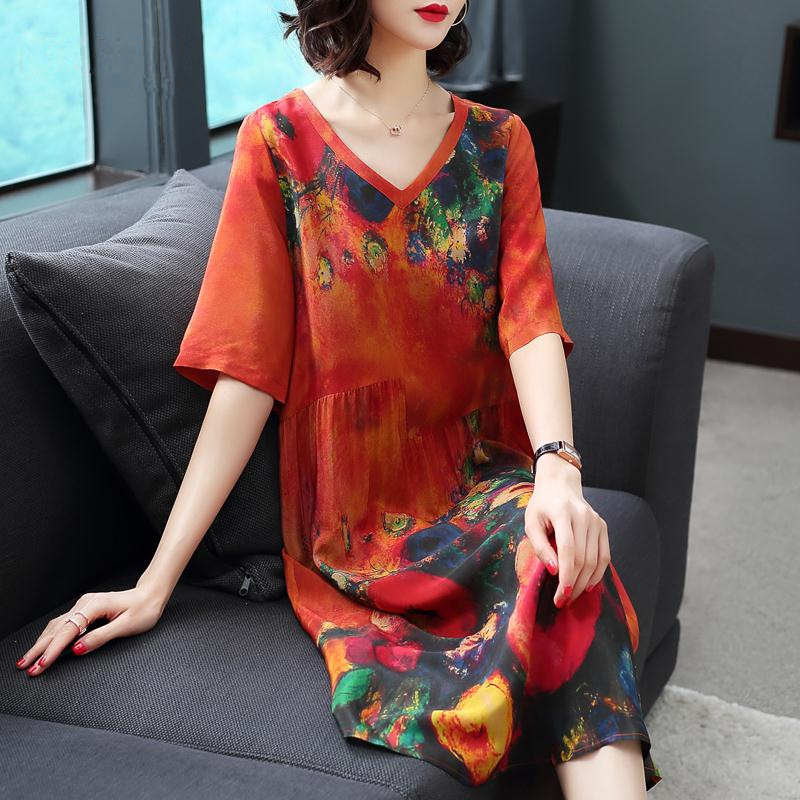 Silk Dress Image 4