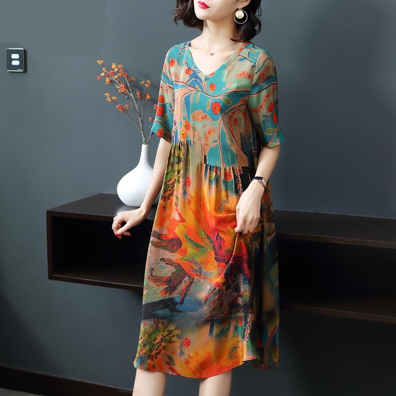 Silk Dress Image 3
