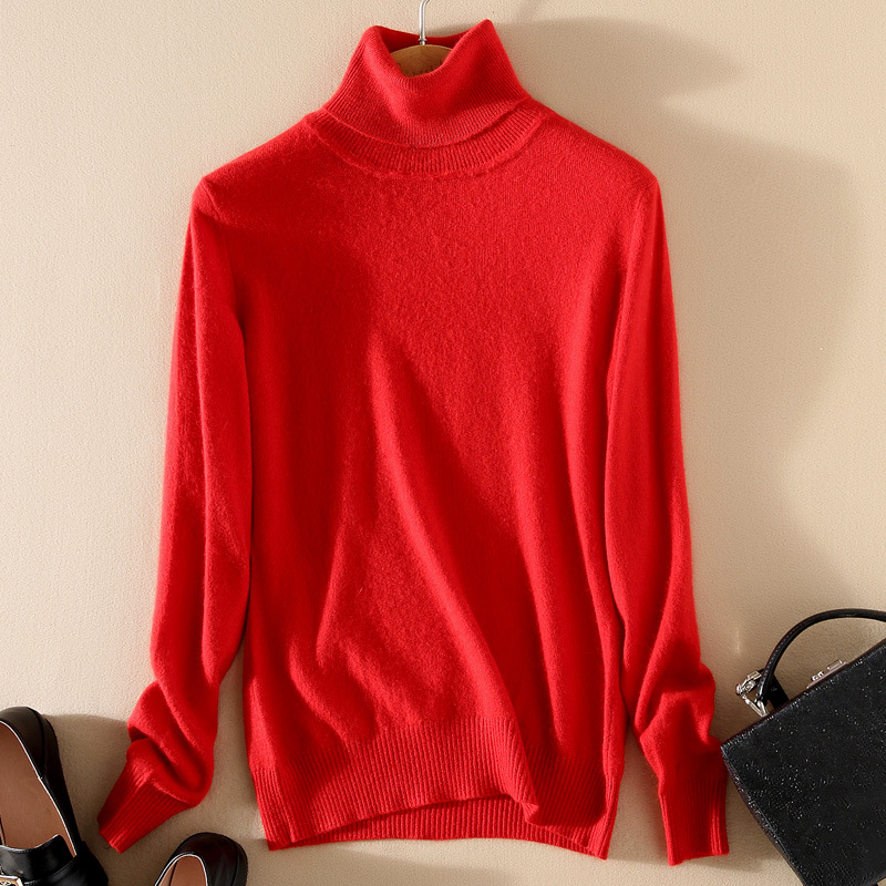 High Neck Knit Sweater - Image 5