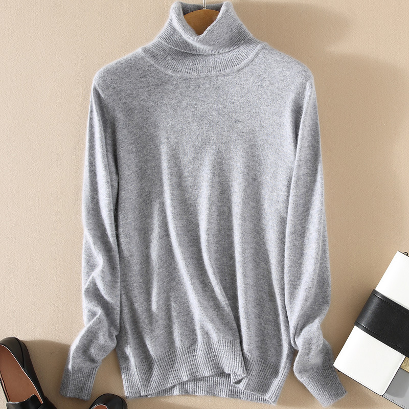 High Neck Knit Sweater - Image 10