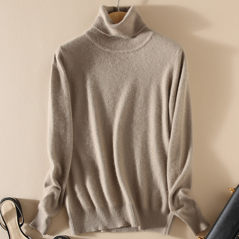 High Neck Knit Sweater - Image 11
