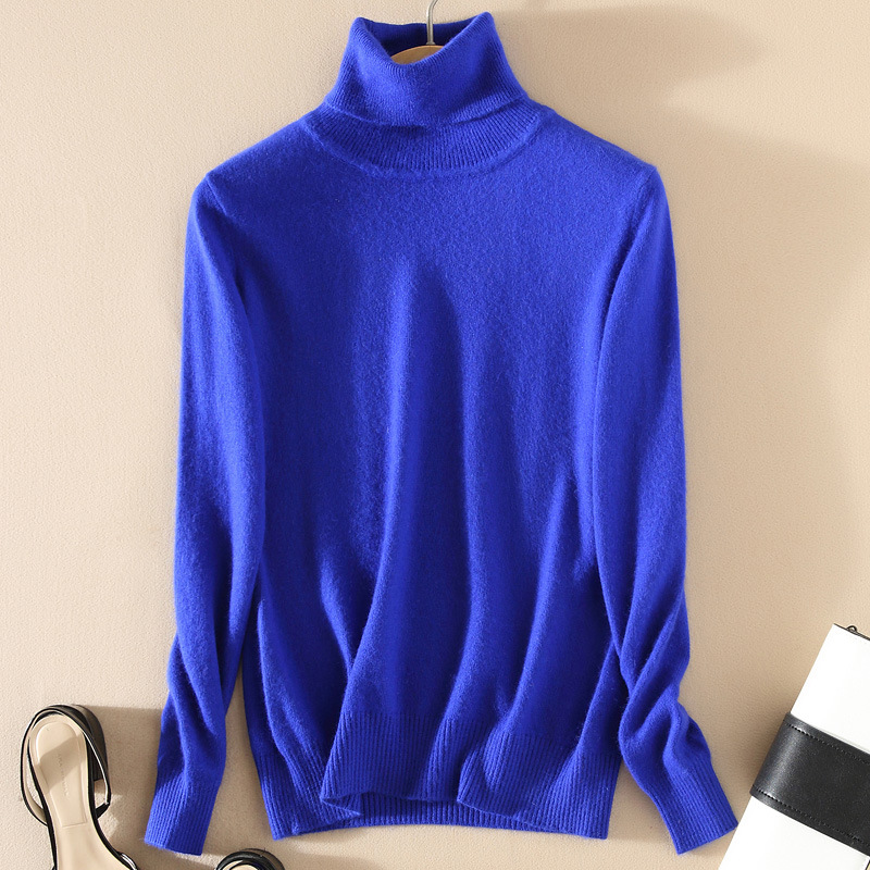 High Neck Knit Sweater - Image 3