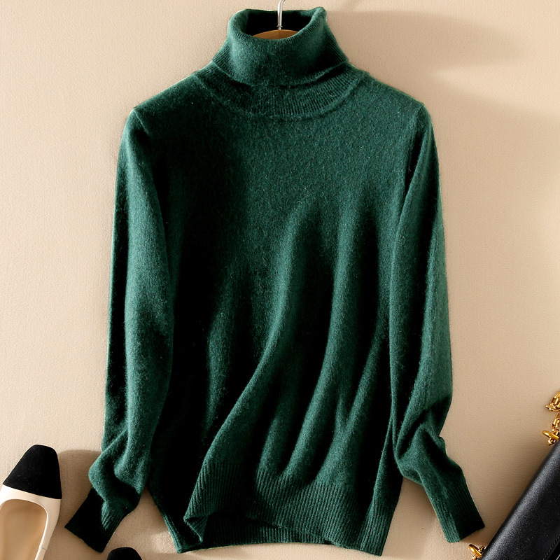 High Neck Knit Sweater - Image 7
