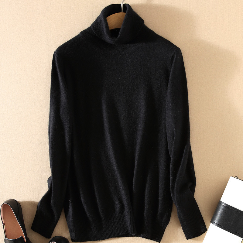 High Neck Knit Sweater - Image 6