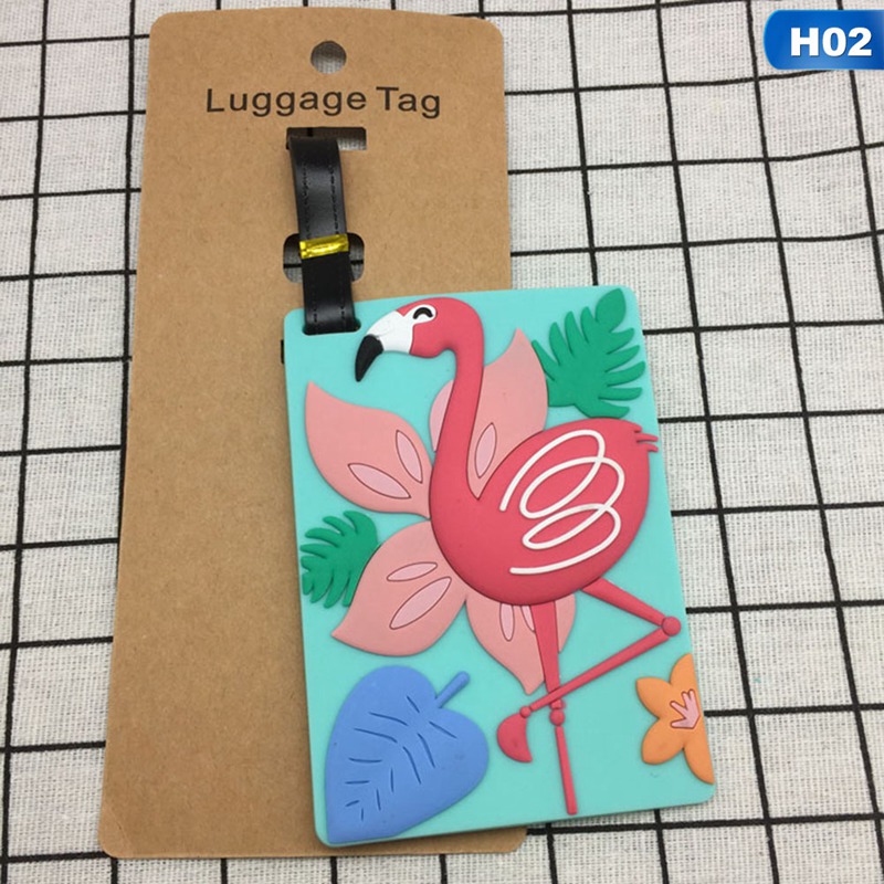 Camera Flamingo Luggage Tag