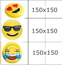 Emoji Floating Row 2