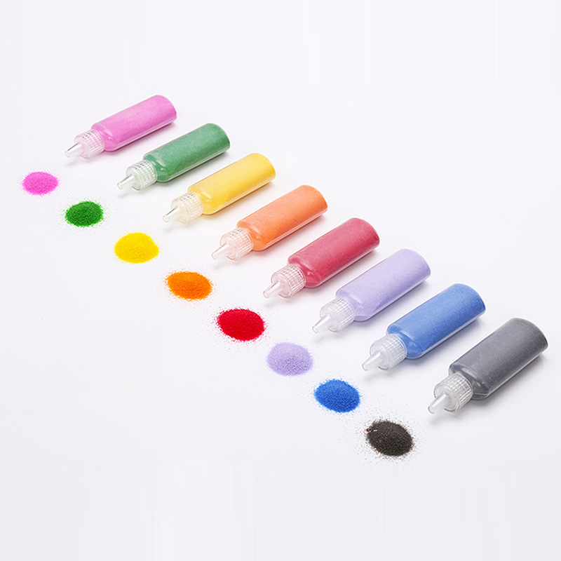 Colored Sand and Painting Cards